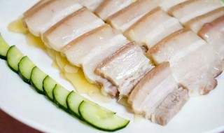 白灼肉片怎么做 白灼肉的做法步骤