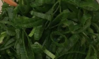 凉拌大葱叶怎么做 凉拌大葱叶做法介绍