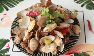 清炒蚬子怎么做 清炒蚬子的做法