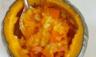 南瓜米饭怎么蒸好吃 南瓜米饭的做法