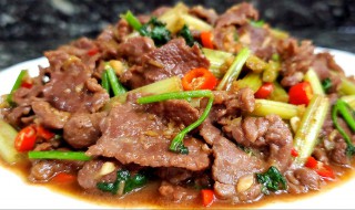 炒牛肉怎么做才好吃 炒牛肉好吃的做法