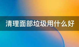 清理面部垃圾用什么好 洁面效果最好的护理用品