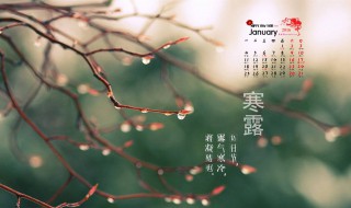 寒露是几月几号 意味着什么