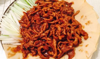 甜面酱炒肉丝的做法 一道开胃的小菜