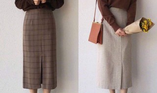 秋冬半身裙搭配 这样搭配很美哦