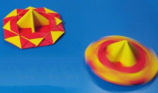 手工彩色陀螺怎么制作 教你一种简单折法