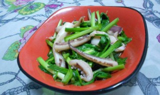 炒鱿鱼的做法 经验内容仅供参考