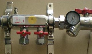 地热分水器小阀门更换 地热分水器小阀门