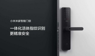 小米智能门锁与青春版的区别 看看这六个方面