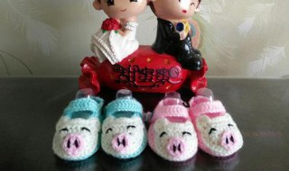 宝宝鞋猪头钩法 小猪婴儿鞋钩织教程