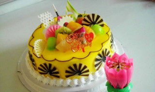 怎样用山药水果做生日蛋糕 自己动手丰衣足食