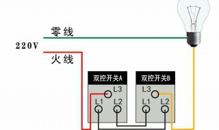 进门开灯床头关灯怎么接线 运用一灯双控接线法