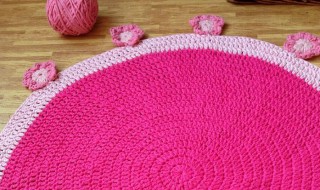 圆型地坦钩法 圆形地毯怎么钩