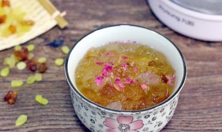 桃胶雪燕的做法 送给喜欢的你