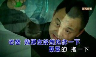 老爸想抱你一下是什么歌曲 你想老爸了吗