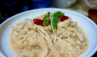 珍选捞汁金针菇的做法 珍选捞汁金针菇怎么做