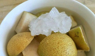 冬果梨汤的做法 冬果梨汤怎么做好喝