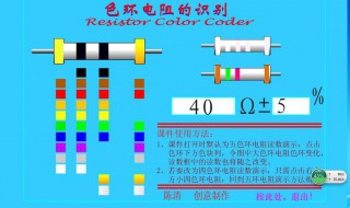色环电阻的读取方法 五环电阻如何来进行读数操作
