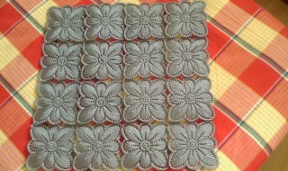 四方坐垫的钩法 简洁大方又好看