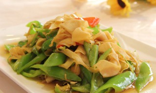 麻辣尖椒豆皮如何做 麻辣尖椒豆皮如何做教程