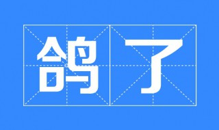 鸽了是什么意思 鸽了的意思