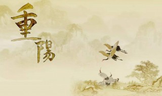 重阳的意象特征 重阳的意象特征简述