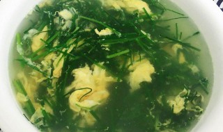 韭菜煮蛋汤做法 需要什么材料呢