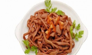 卤水鸭肠做法 卤水鸭肠的做法