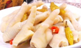 泡鸡爪怎么做 泡鸡爪的做法