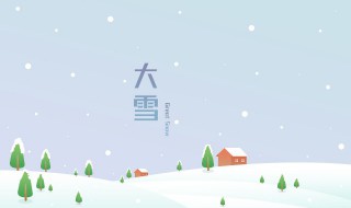 大雪什么意思 大雪简介