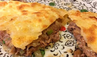 沙葱牛肉饼 沙葱牛肉饼制作过程