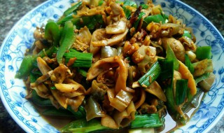 河蚌肉怎么炒好吃 河蚌肉的制作方法