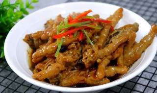 香菇鸡爪的做法 这种做法很方便