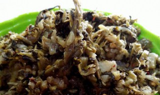 老咸菜怎么做好吃 大家可以学习一下