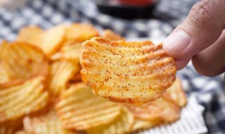 大波浪薯片做法 5步就可以馋哭