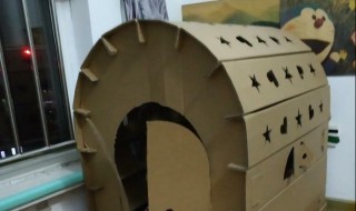 纸壳手工制作房子 制作步骤如下