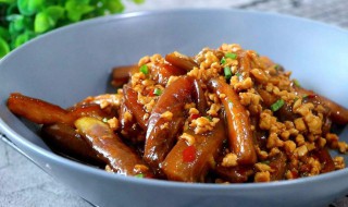 芹菜如何凉拌肉末茄子 你都学会吗