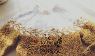 双色平针小花织法 棒针双色提花怎么做