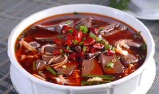 泡椒血旺做法图解 制作方法如下