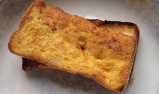 煎面包片做法图解 煎面包片怎么做