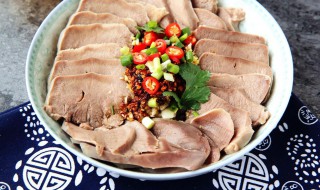 白灼猪舌头如何做 白灼猪舌头的做法