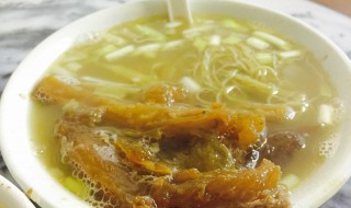 牛筋面怎么做汤 牛筋面汤做法介绍