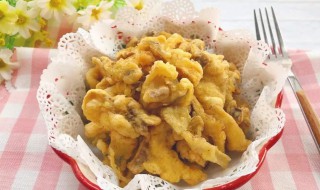 平菇怎么炸又脆又好吃 平菇如何炸又脆又好吃