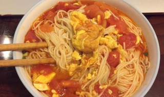非常好吃的番茄鸡蛋面 番茄鸡蛋面的做法