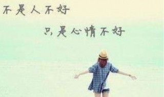 一日一句心情语录 有哪些心情经典语录