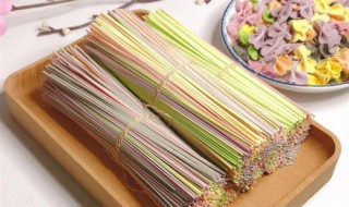 果蔬龙须面制作方法 纯天然的果蔬龙须面制作方法