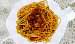 经典意大利面自制的做法 经典意大利面做法