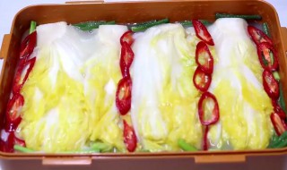 泡白菜的做法 泡白菜的做法介绍