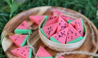 西瓜曲奇做法图解 很简单