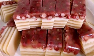 椰汁红豆冻做法图解 很简单的做法哦